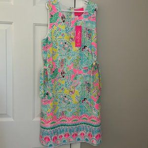 Lilly Pulitzer Marli Stretch Shift Dress Size 0 NWT